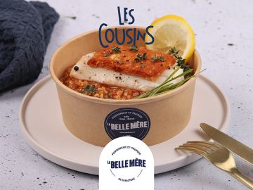 LIEU EN CROUTE DE CHORIZO ET RISOTTO