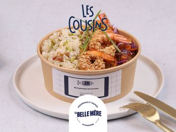 RIZ CANTONAIS & CREVETTES LAQUEES