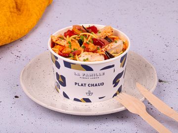 SPAGHETTI POULET CHORIZO