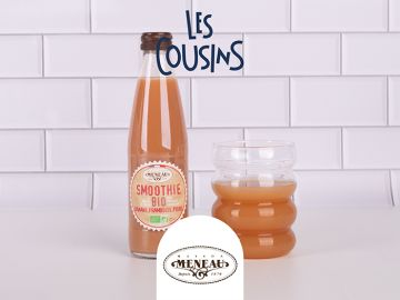 SMOOTHIE BANANE FRAMBOISE POIRE MENEAU