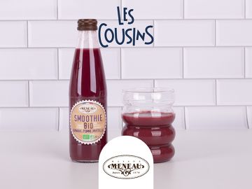 SMOOTHIE BANANE POMME MYRTILLE MENEAU