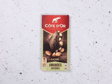 CHOCOLAT COTE D'OR NOIR AMANDES
