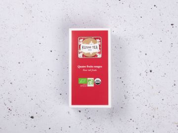 KUSMI TEA  4 FRUITS ROUGES  BOITE DE 25 SACHETS